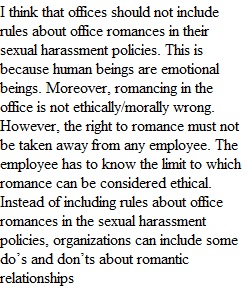 Ethical Dilemma - Sexual Harassment